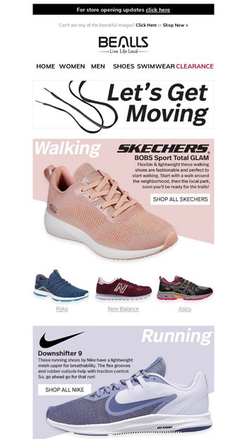 bealls running shoes