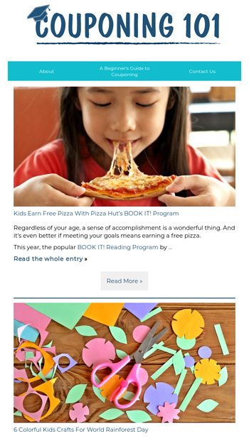 Kids Earn Free Pizza with Pizza Huts BOOK IT