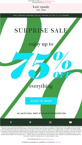 Kate spade flash online sale