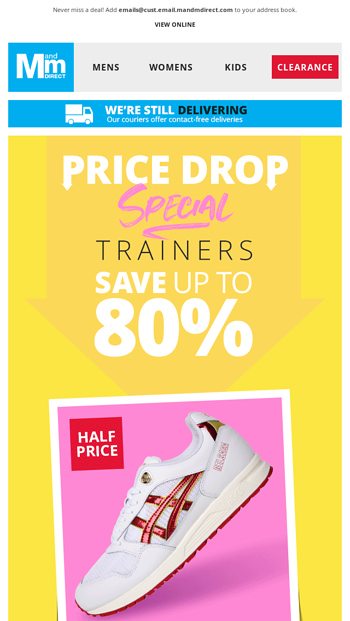 🤑 TRAINERS PRICE DROP 🤑 Up to 80% off 