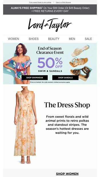 lord & taylor dresses on sale