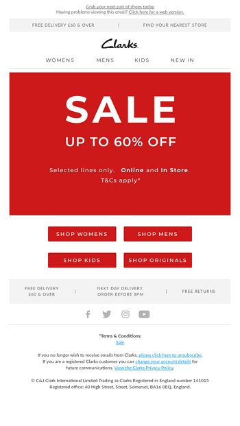 Sale | Now up to 60% off! - Clarks 