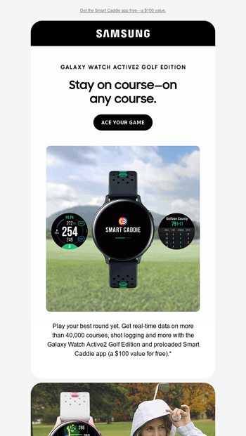 galaxy watch smart caddie