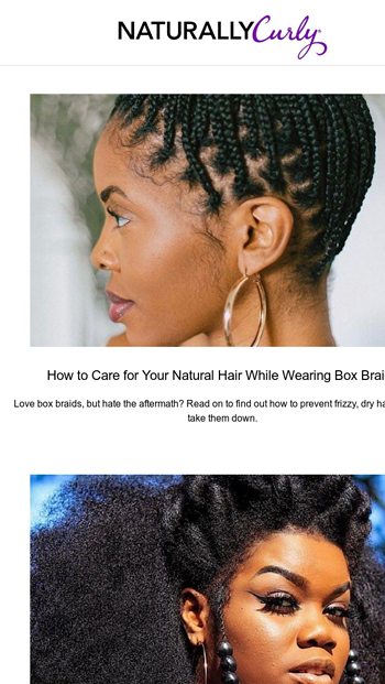 How to Care for Your Natural Hair While Wearing Box Braids