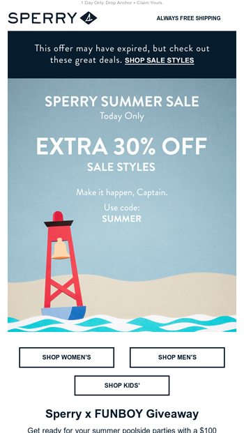 sperry flash sale