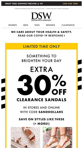 dsw clogs clearance