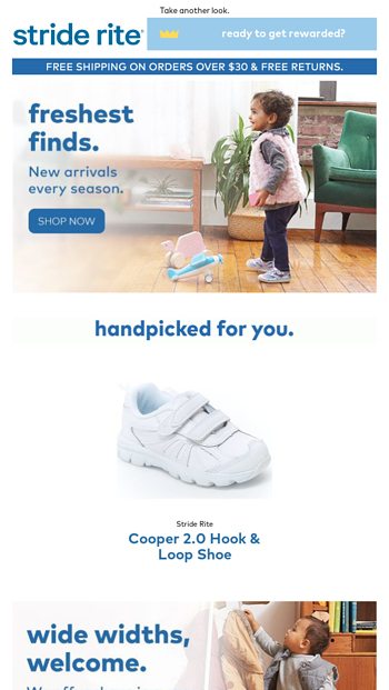 stride rite cooper hook & loop sneaker