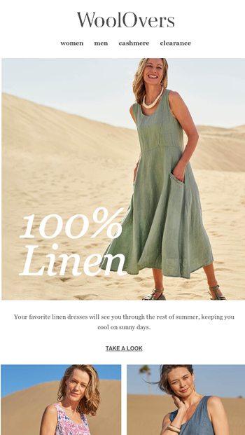 Your Favorite Linen Dresses Are Back ...