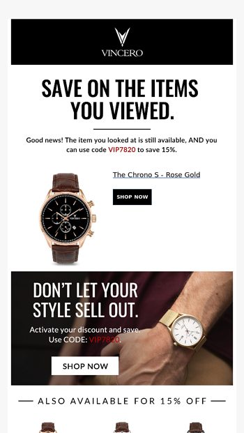 vincero watches promo code