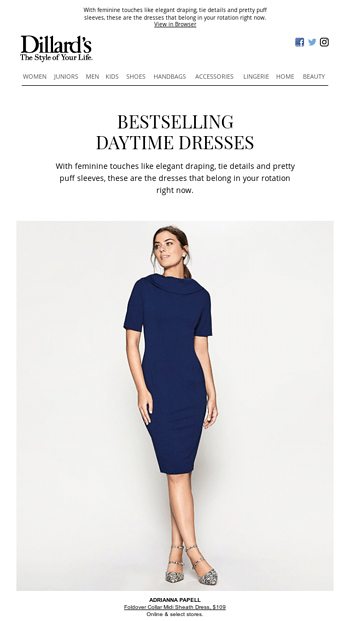 elegant daytime dresses
