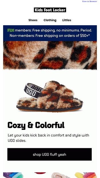 kids foot locker slides