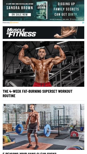 The 4-Week Fat-Burning Superset Workout Routine - Muscle & Fitness