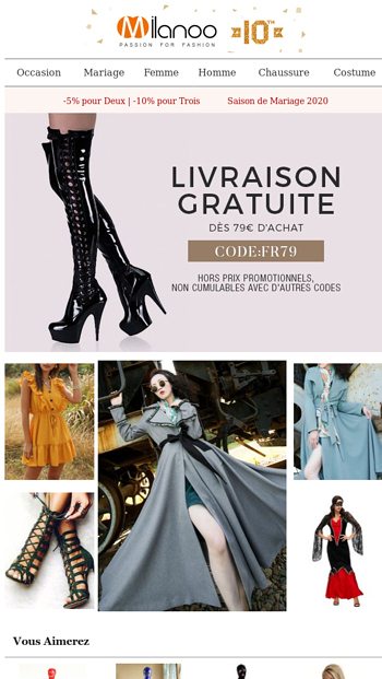 Offre Seulement Deux Jours Livraison gratuite degraves 79euro dachat Code FR79