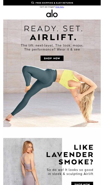 READY FOR LIFT OFF Alo Yoga Email Archive