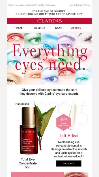 Meet our eye care experts  free 7piece gift