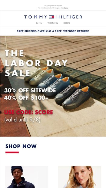 tommy hilfiger labor day sale