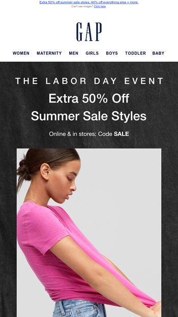 gap summer sale