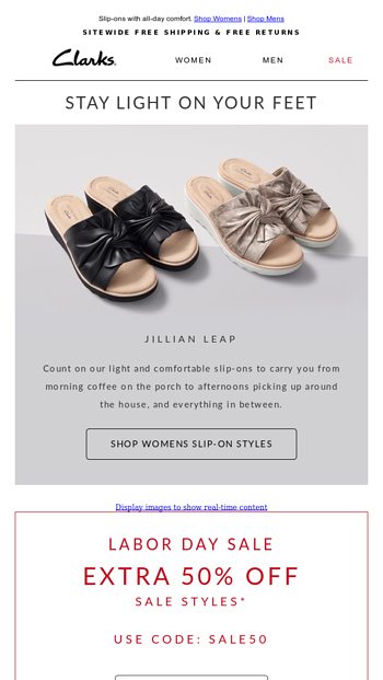 clarks labor day sale