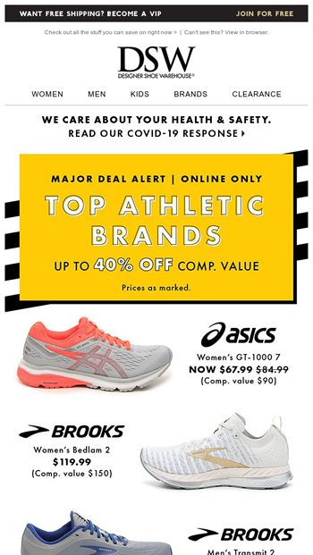 dsw brooks womens shoes