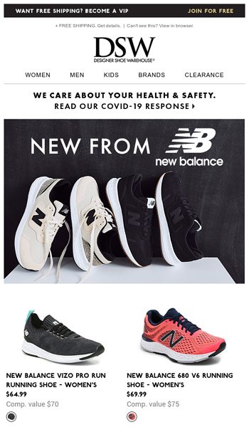 New Balance. - DSW Email Archive