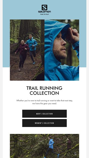 salomon trail running gear