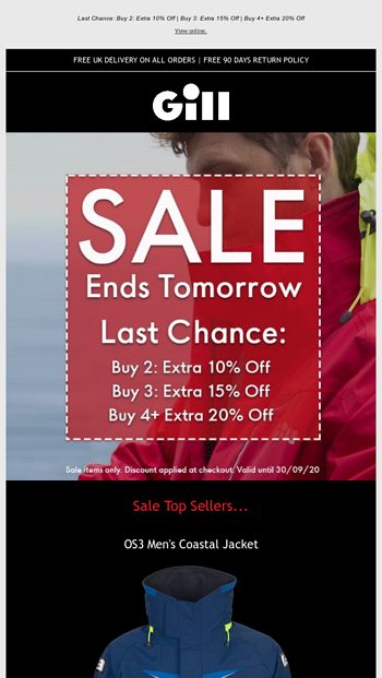 Deals End Tomorrow - Last Chance For Some Great Orders
