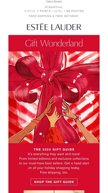 estee lauder gift wonderland