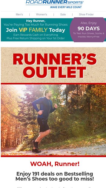 road runner sports outlet