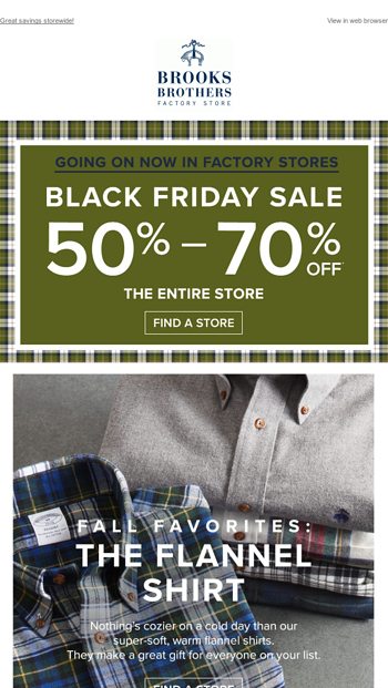brooks brothers outlet black friday