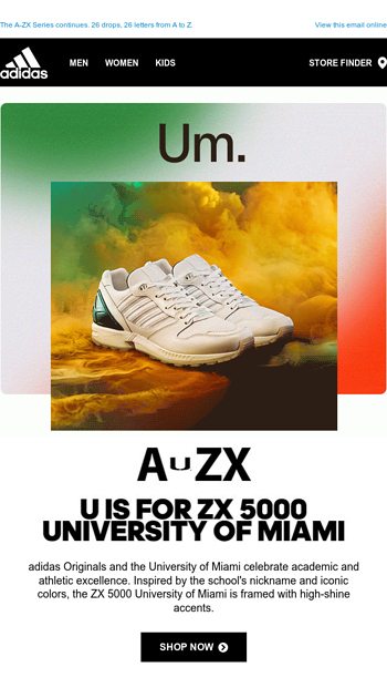A Zx Series U For Zx 5000 University Of Miami Adidas Email Archive