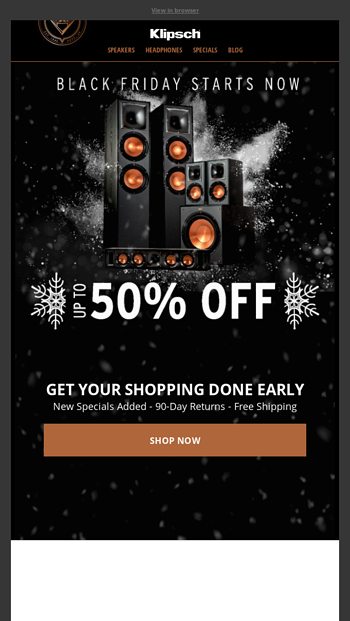 klipsch black friday