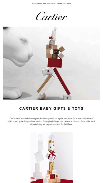 cartier gifts for babies