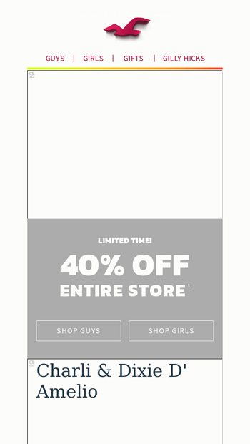 Hollister outlet clearance coupon