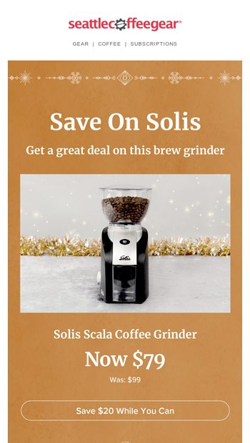 Seattle Coffee Gear Email Newsletters