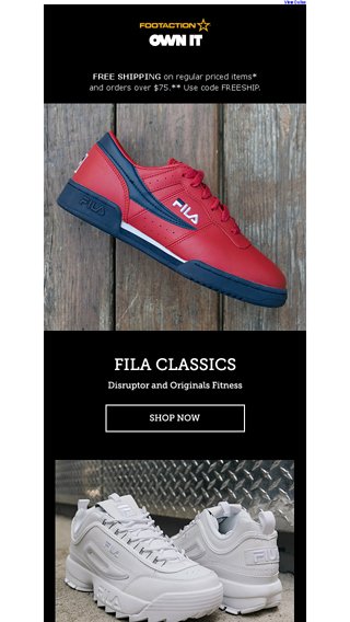 Heritage shoes from FILA are here 