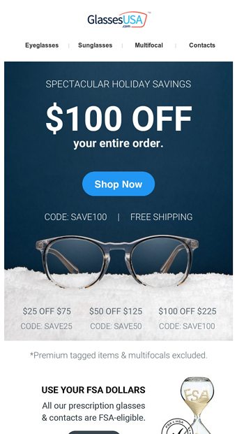  Holiday savings start now 