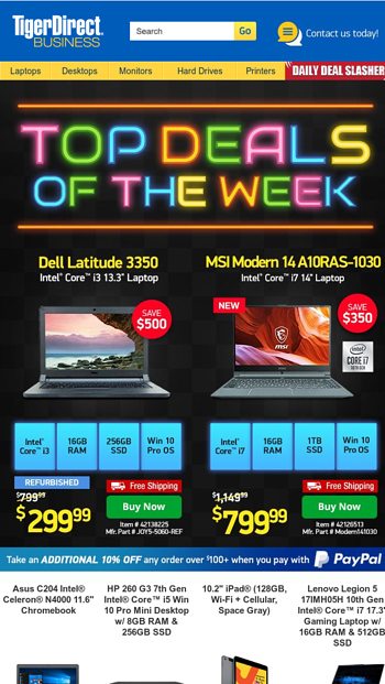 Top Deals of the Week