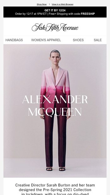 saks fifth alexander mcqueen