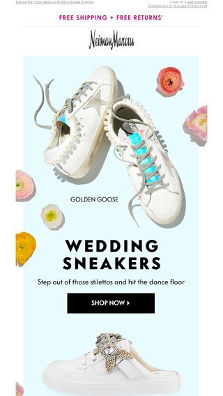 golden goose wedding sneakers