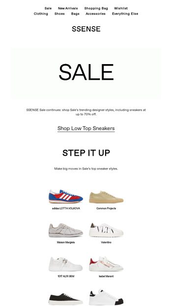 ssense shoes sale