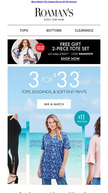 roamans clothing clearance