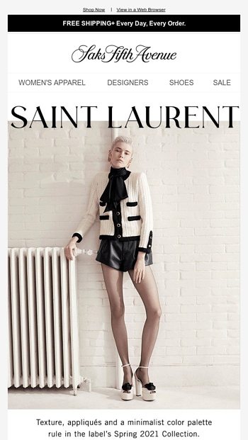 Saks hotsell ysl sale