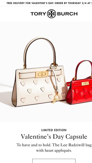 tory burch valentine's day