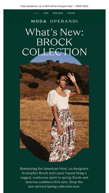 Step inside BROCK COLLECTION's western romance - Moda Operandi