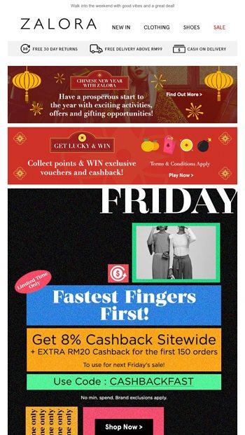 Open Asap You Have A Surprise Waiting Inside Zalora Email Archive