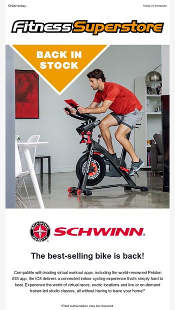 schwinn ic8 fitness superstore