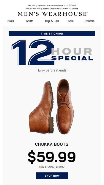 men's wearhouse chukka boots