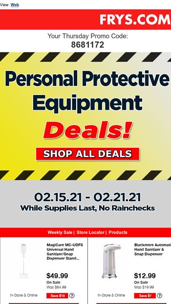 Personal Protective Equipment Deals