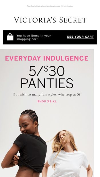 victoria secret 5 for 30