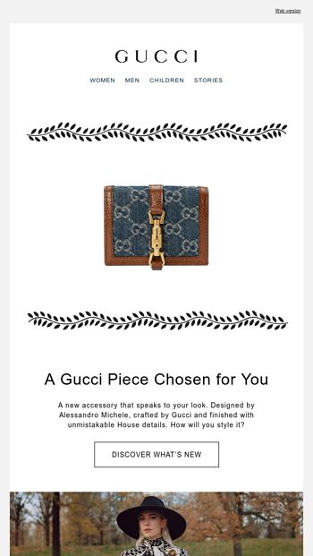 Clan zomer Aanbod A New Gucci Piece for Your New Look - Gucci Email Archive